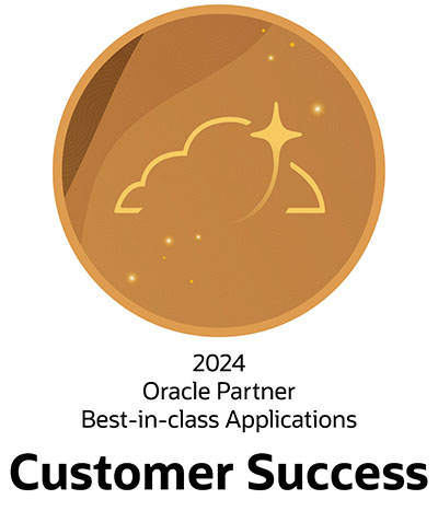 Oracle Best in Class in Customer Success Partner Award for Apps Service Partners